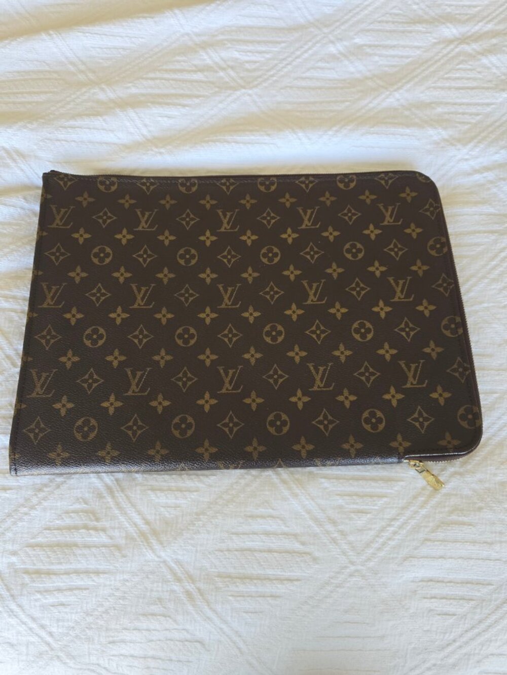 2006 Louis Vuitton M53400 Monogram Poche Documents Portfolio β Mint